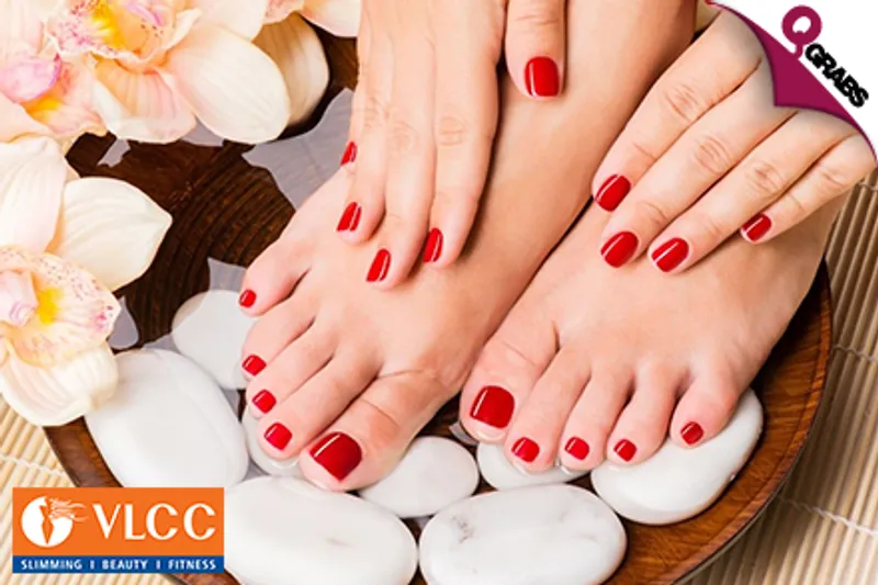From QR90 Pamper your Hands & Feet with Paraffin Treatment OR Popular Types of Mani & Pedi from VLCC! (Up to QR210 Value)